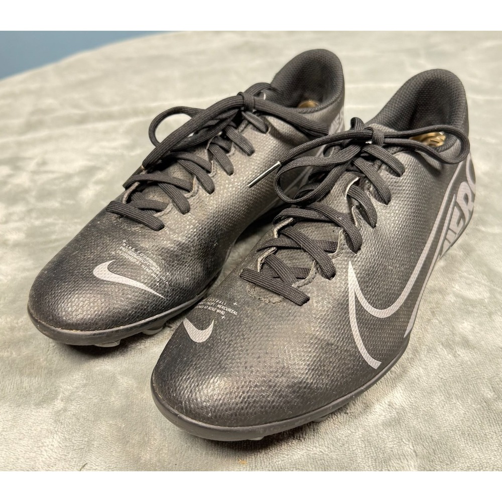 Nike Mercurial Vapor 13 Club FG‎ Soccer Cleats Mens 7.5 Black Just Do It